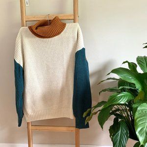 Shein Color Block Sweater